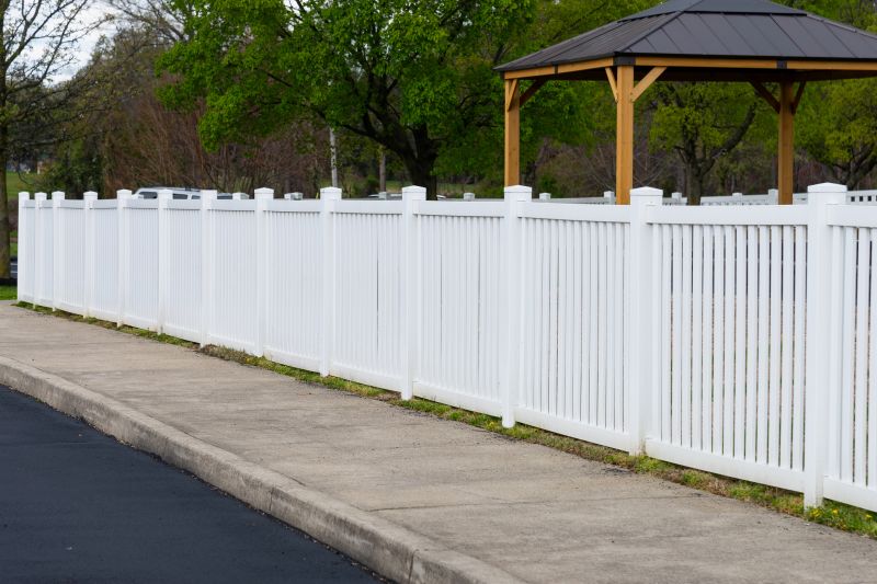 White Pvc Fence Installation